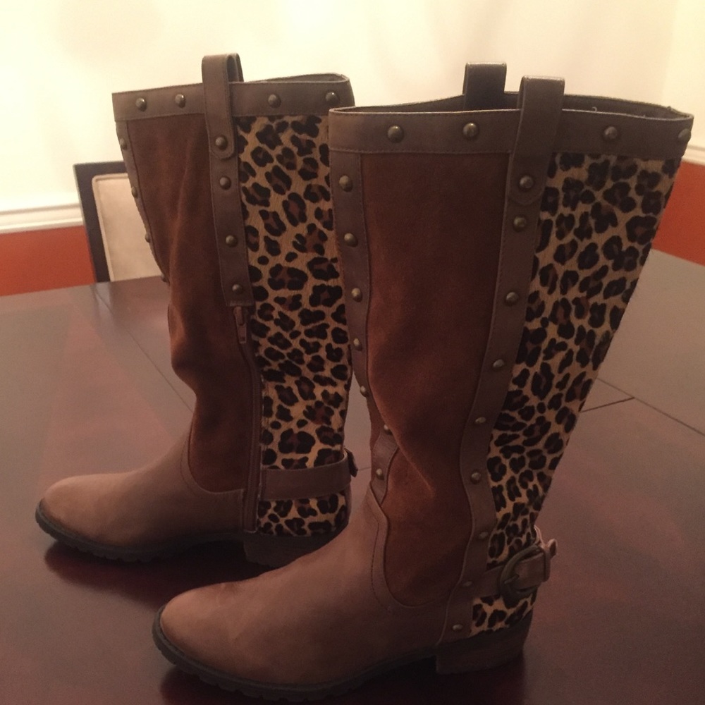Steve Madden Leopard Boots