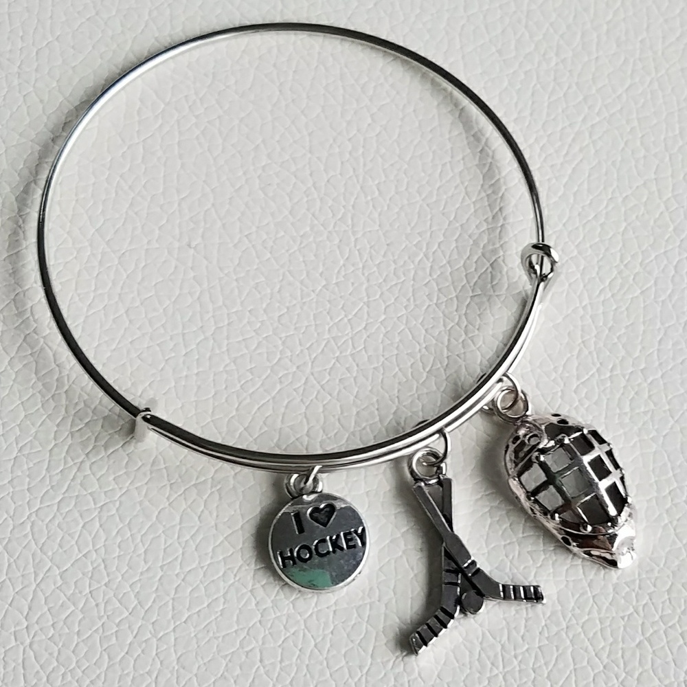 New hockey bracelet, hockey mom bracelet - Picture 3 of 4