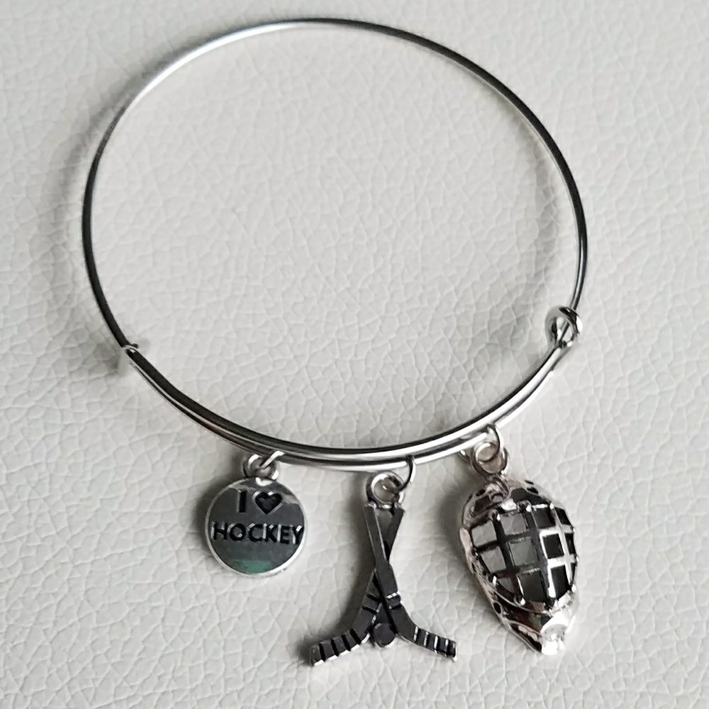New hockey bracelet, hockey mom bracelet - Picture 4 of 4