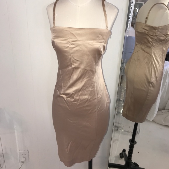 Calvin Klein Dresses & Skirts - 90’s Vintage Calvin Klein Gold Pencil Dress size 4