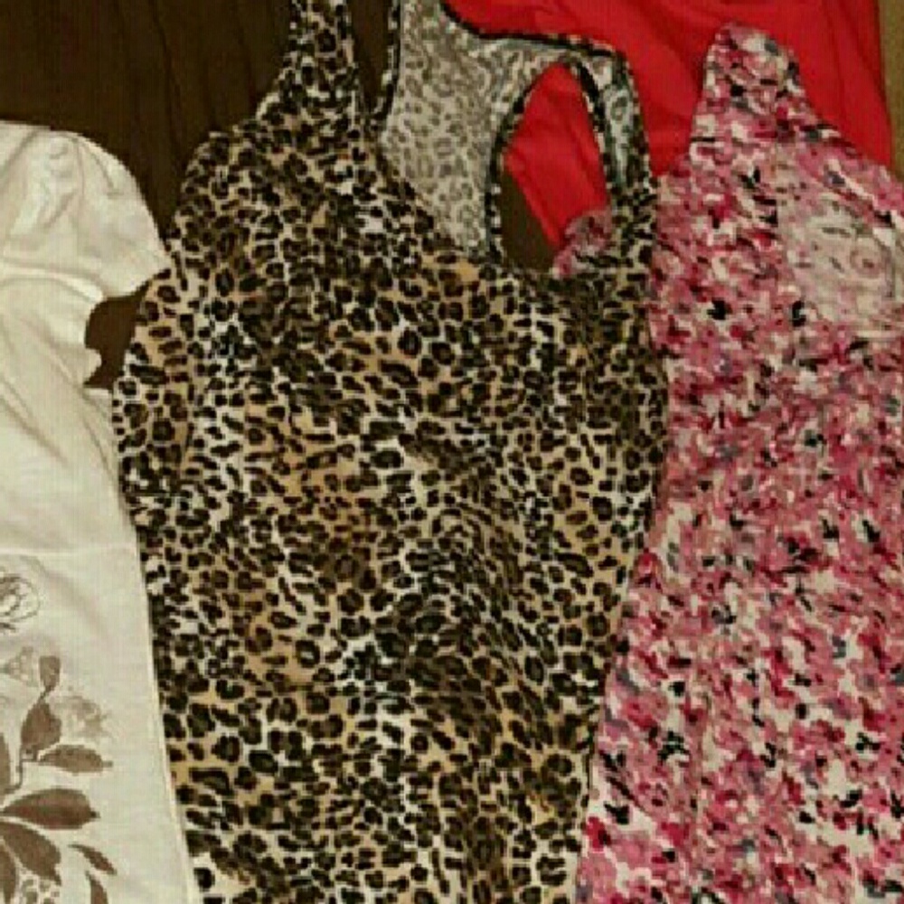 Animal print tank