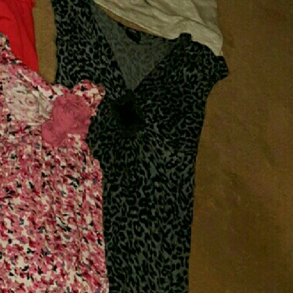 Animal print tunic top super cute