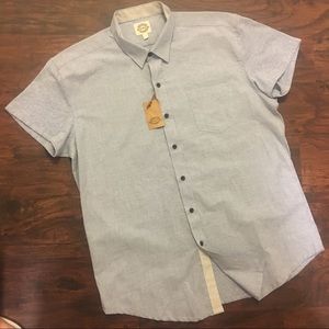 New - WRK NYC 100 Cotton Button Up - Soft Back