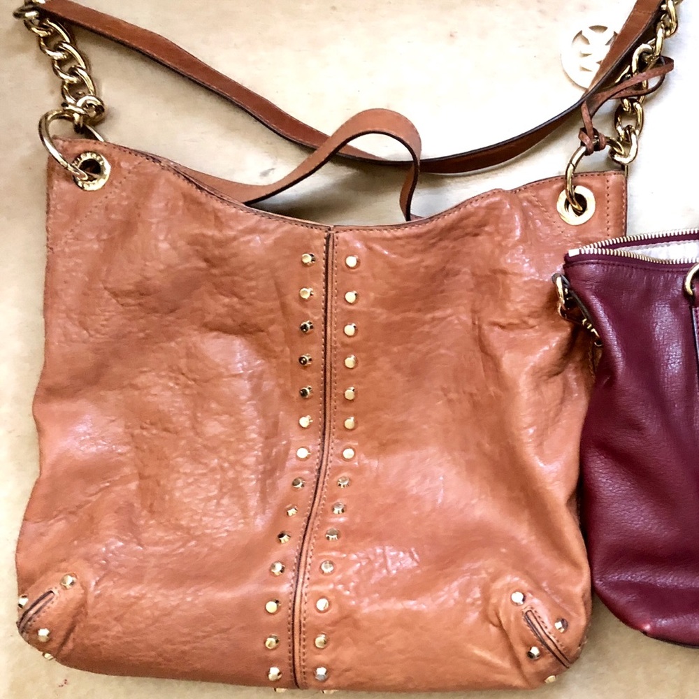 Michael Kors tan camel purse