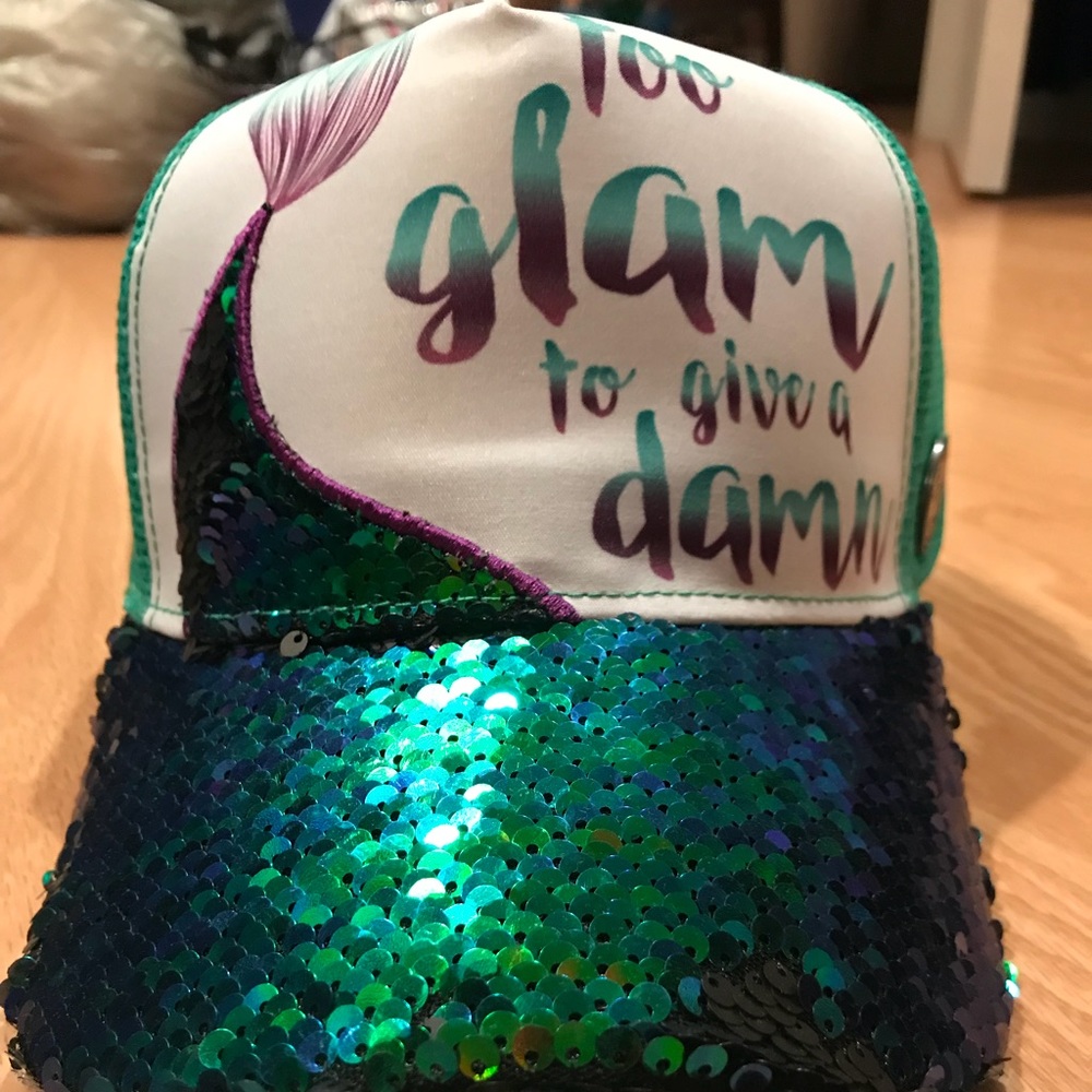 Too glam to give a damn hat