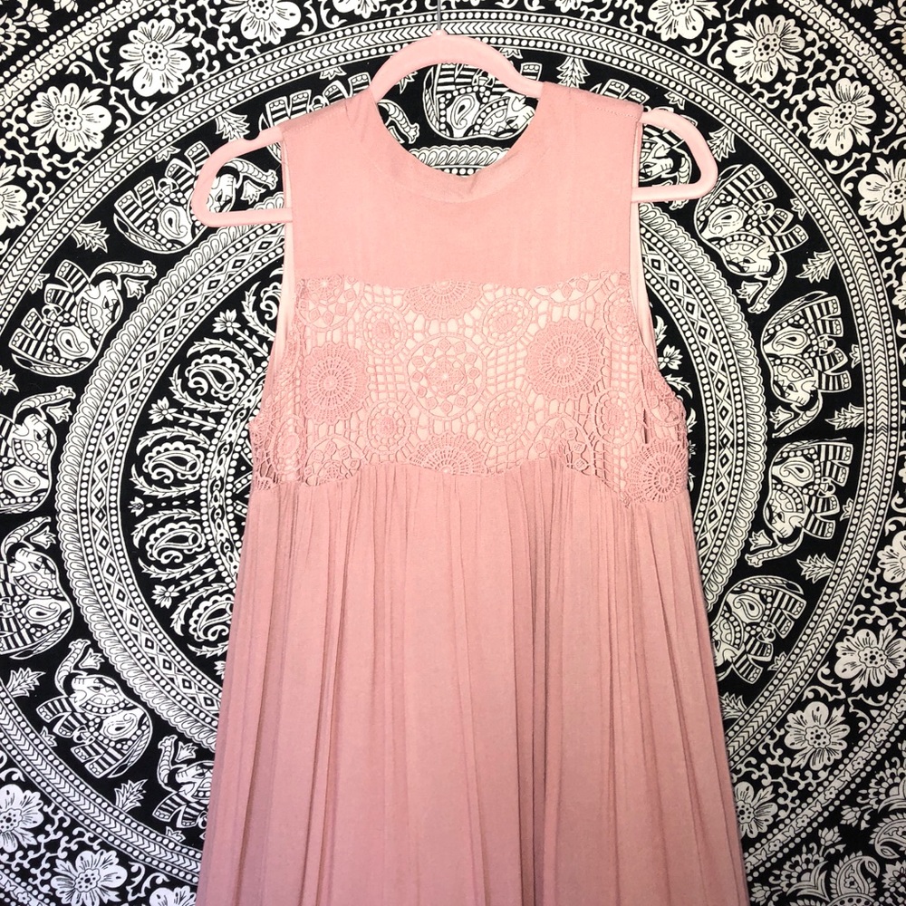 She + Sky pink floral dress NWT