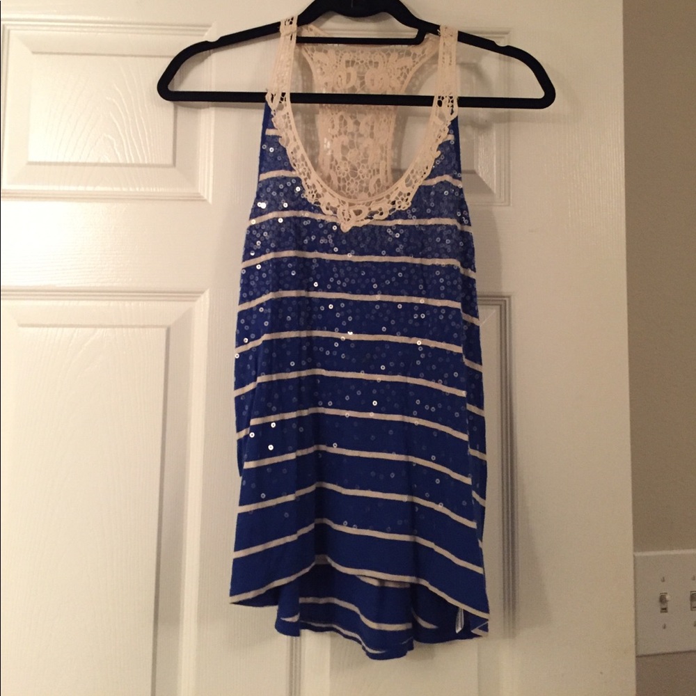 Blue Stripe Tank