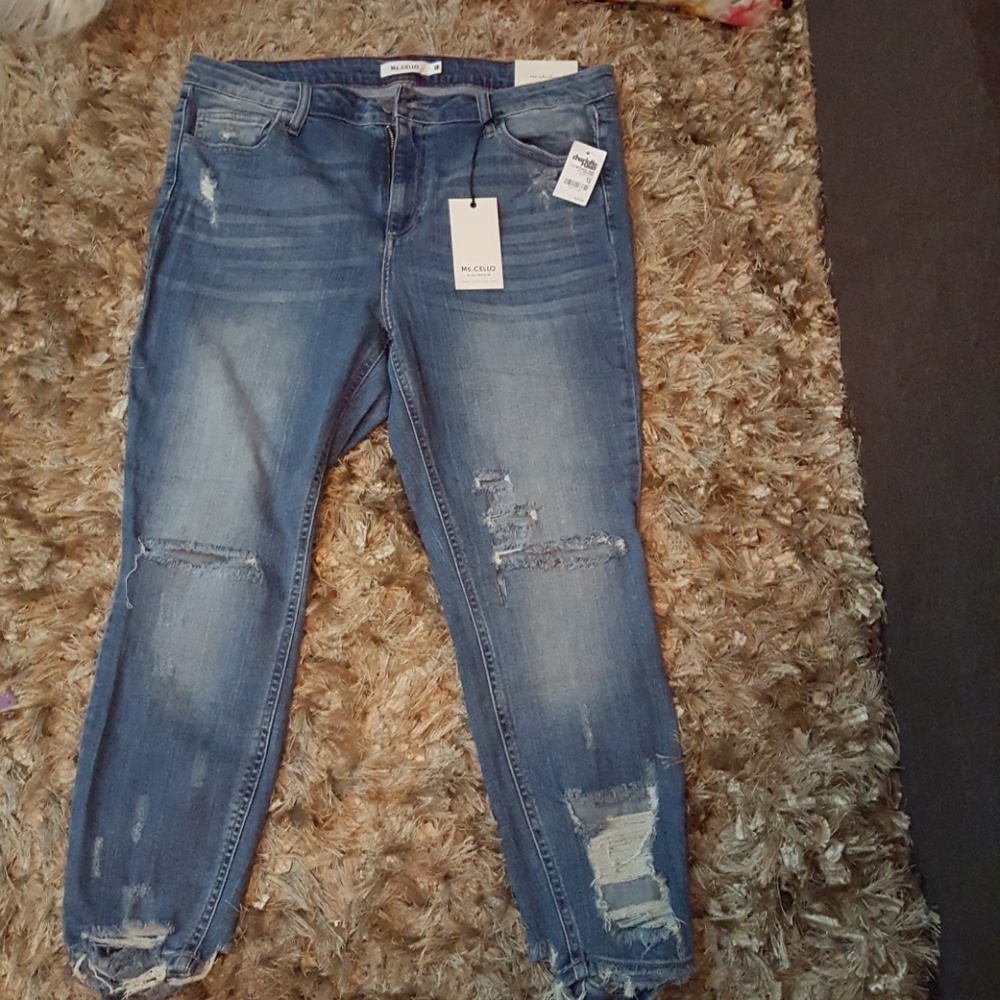 NWT! High rise Blue Denim Jeans