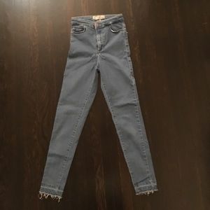 TOPSHOP Joni Crop Jeans