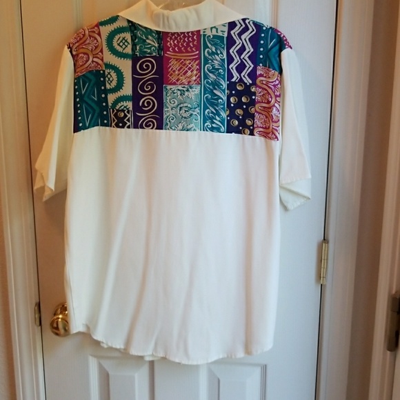 VINTAGE EXPOSE BLOUSE SZ M - Picture 4 of 5