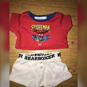 Build A Bear 🐻 boxer brief and Spider-Man shirt