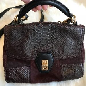 Olivia Harris Burgundy Crossbody Bag