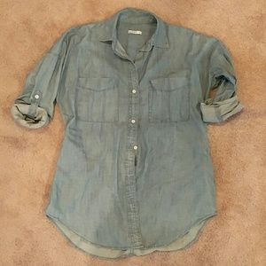 GAP long denim shirt