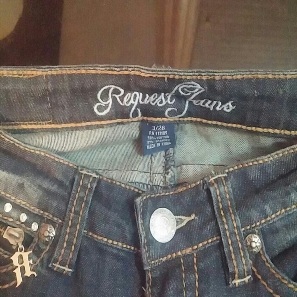 BLING! Request Jeans size 3/26 - Picture 6 of 6