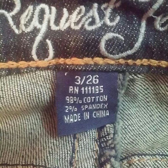 BLING! Request Jeans size 3/26 - Picture 5 of 6