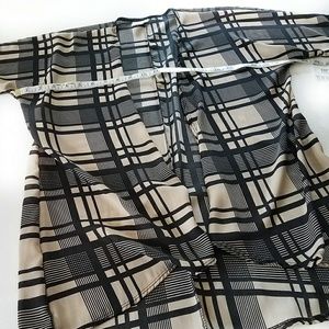 Bianka Kimono top in awesome plaid