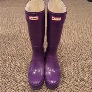 Purple Hunter Boots