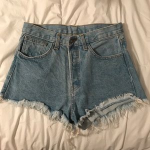 Jean shorts