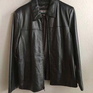 Wilson’s Black Leather Jacket