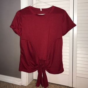 Red Tie Tee