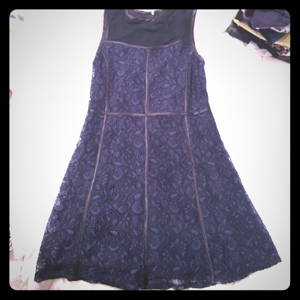 Dark Blue/Black Lace Dress