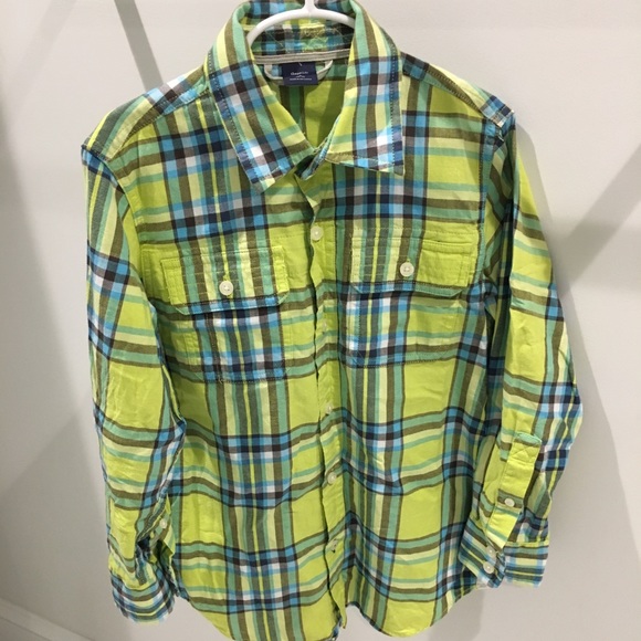 GAP Other - ⭐️ Gap Kids Flannel Button Down Shirt (6-7) EUC