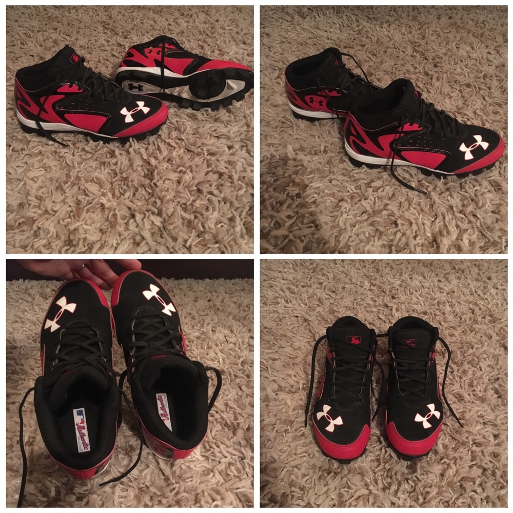 Under Armour Cleats Size 6Y.