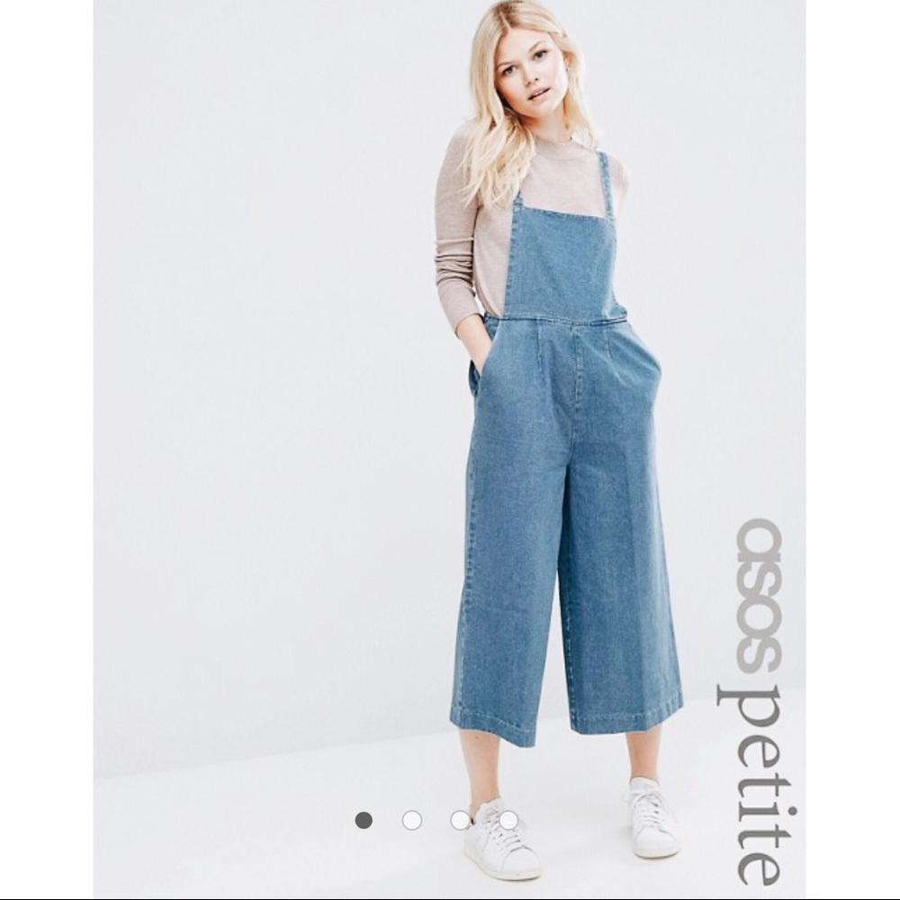 Asos Petite Denim Jumpsuit