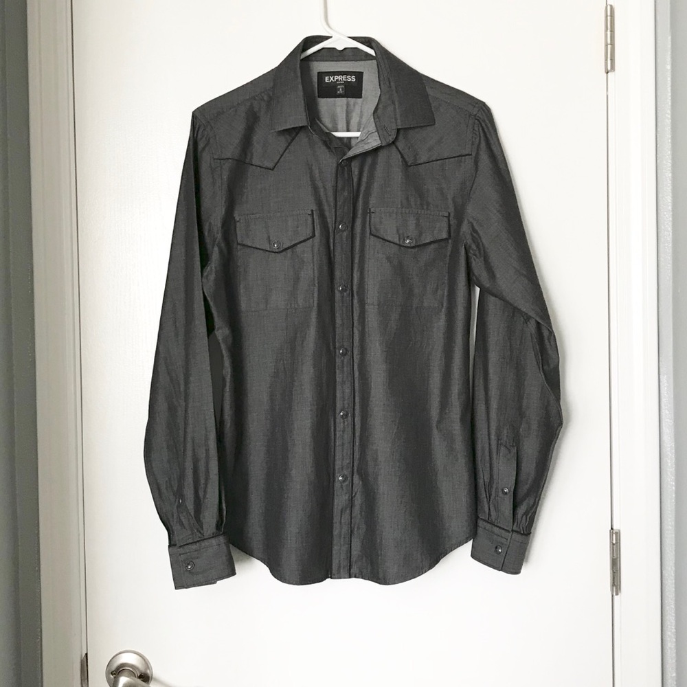 EUC Express Button Down Dress Shirt