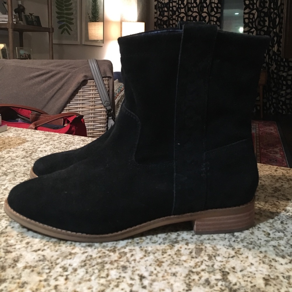 Toms Laurel Bootie, Black, Sz 8.5