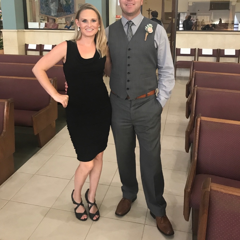 Gray Vest and Pant suit