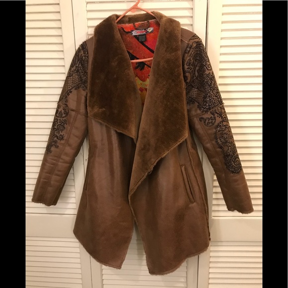 Desigual Wrap Coat - Picture 1 of 5