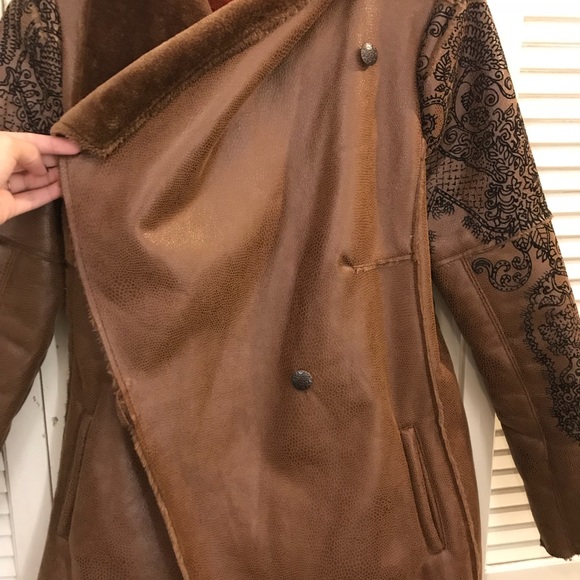 Desigual Wrap Coat - Picture 3 of 5