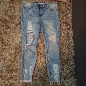 NWOT! High rise Light Blue denim jeans