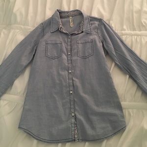 Blue stripe Button down shirt