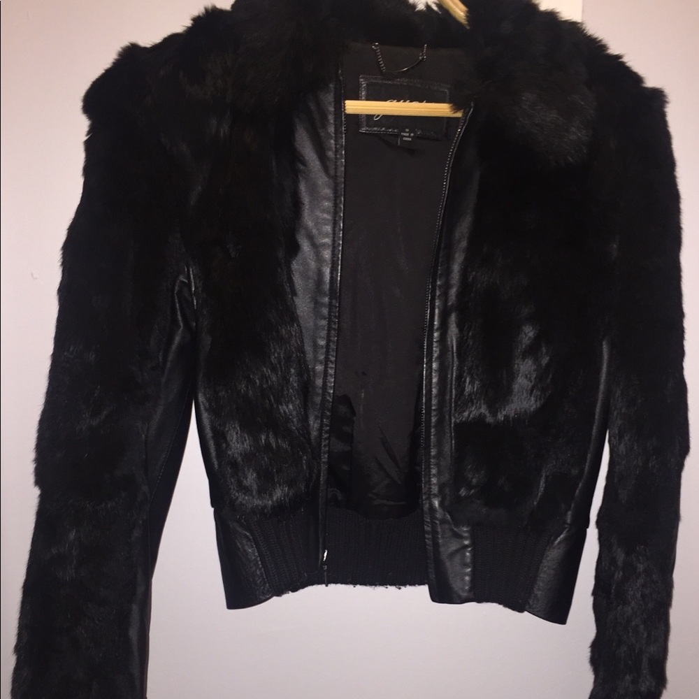 Guess Rabbit Fur Jacket