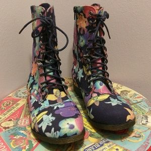 Floral boots