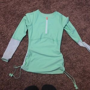 Lululemon 1/2 zip, long sleeve top
