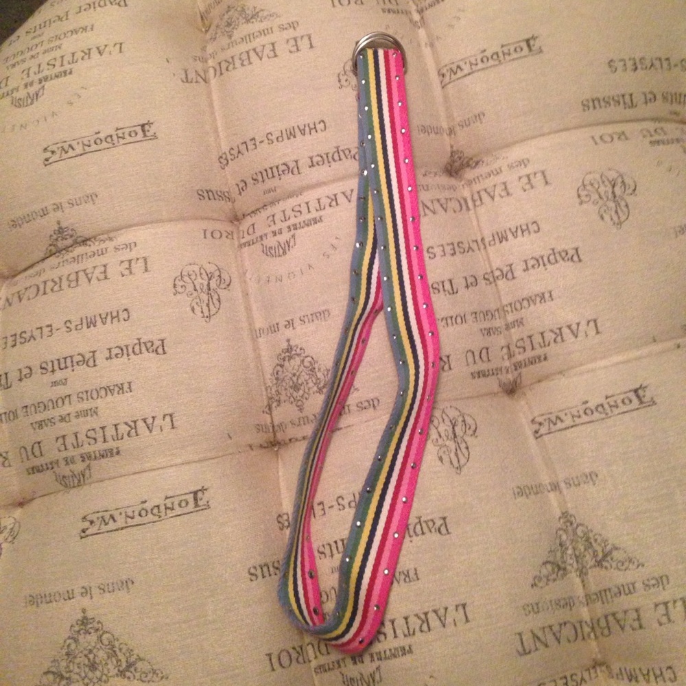 Stripe colorful belt