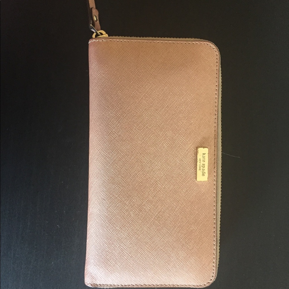 Kate spade rose gold wallet