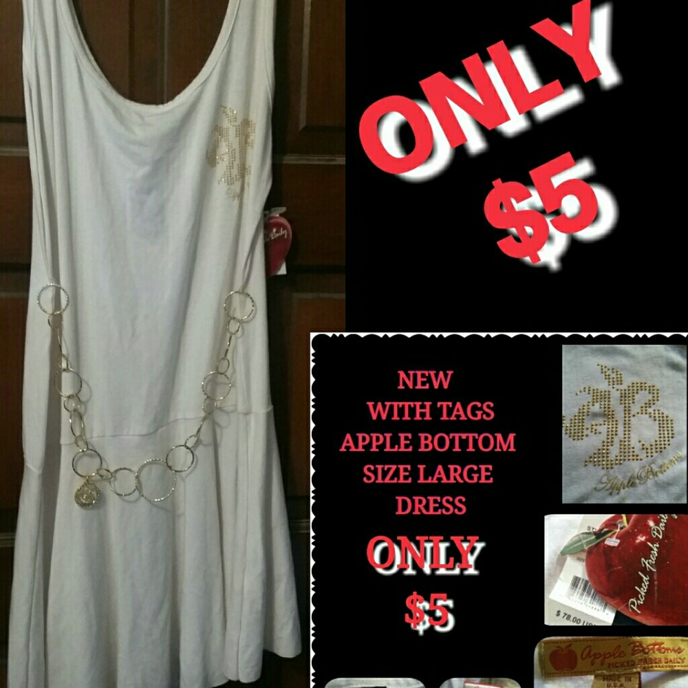 New APPLE BOTTOM DRESS SZ. LRG