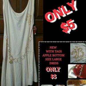 New APPLE BOTTOM DRESS SZ. LRG