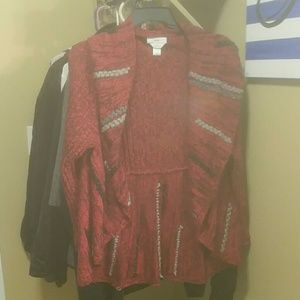 CJ Banks Hand Embroidered Sweater