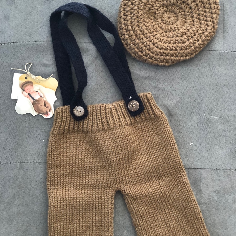 Crochet newborn outfit