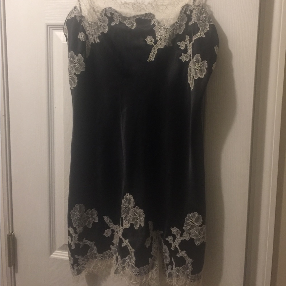 Black lace lingerie