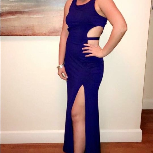 Navy Blue Homecoming dress - Picture 2 of 3