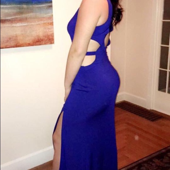 Navy Blue Homecoming dress - Picture 3 of 3