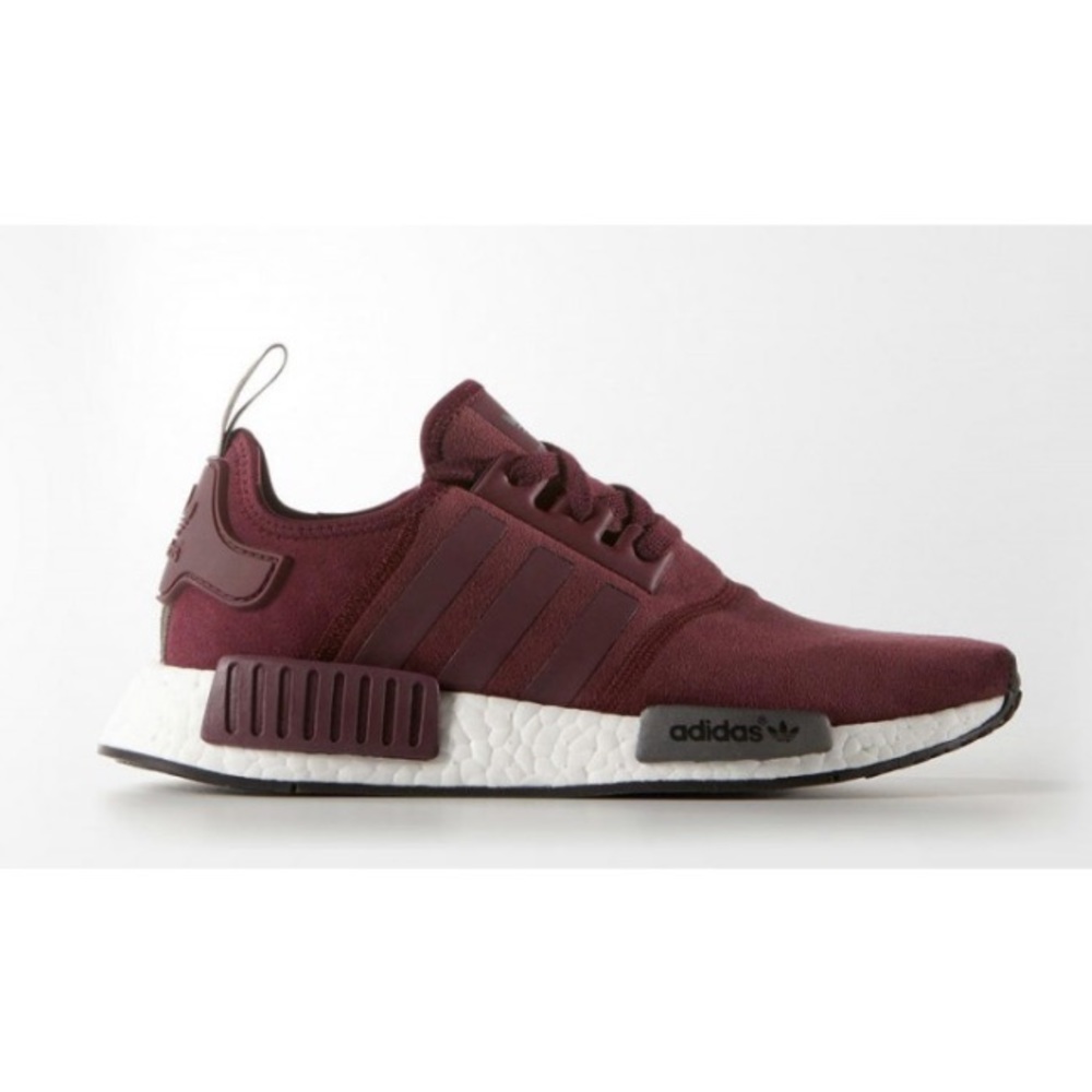 brand new maroon nmd sneakers