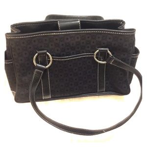 Villager (Liz Claiborne) Black Shoulder Bag