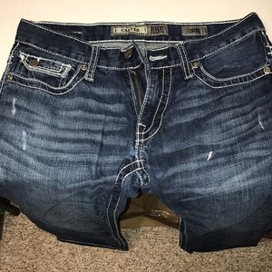 Men's buckle jeans carter style